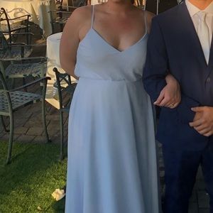 Steel blue Kennedy Blue dress.